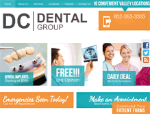 Tablet Screenshot of mydcdental.com